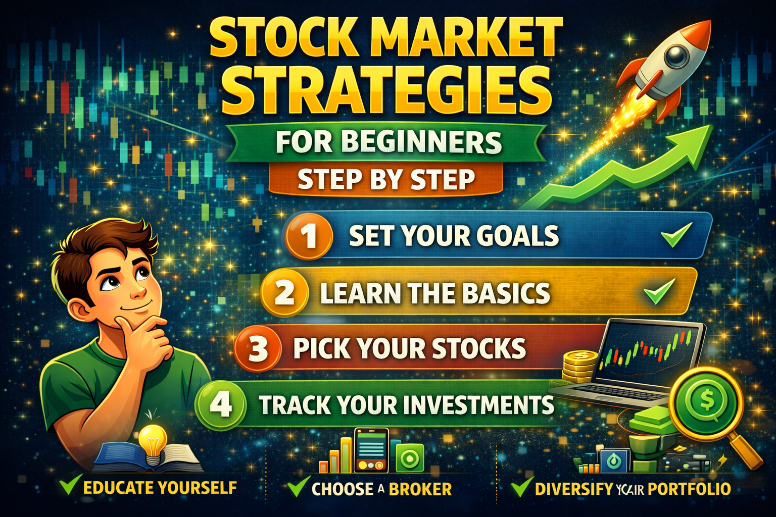 Stock market strategies for beginners